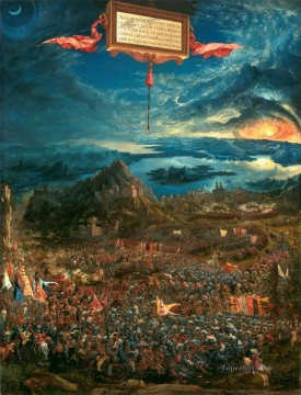 Albrecht Altdorfer La batalla de Alejandro en Issus Pinturas al óleo